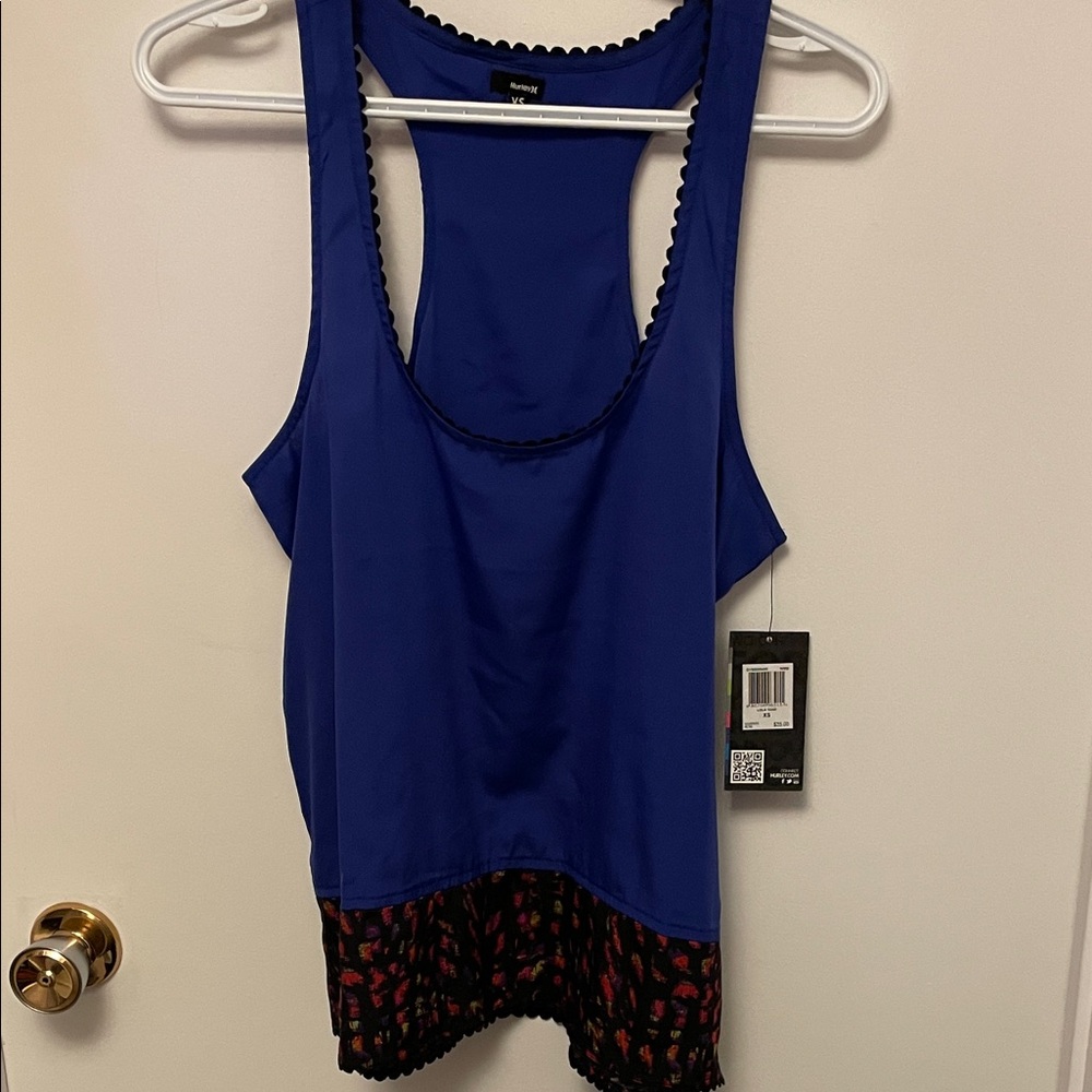 Nwt’s Women’s Hurley Blue Tank Top Size XS